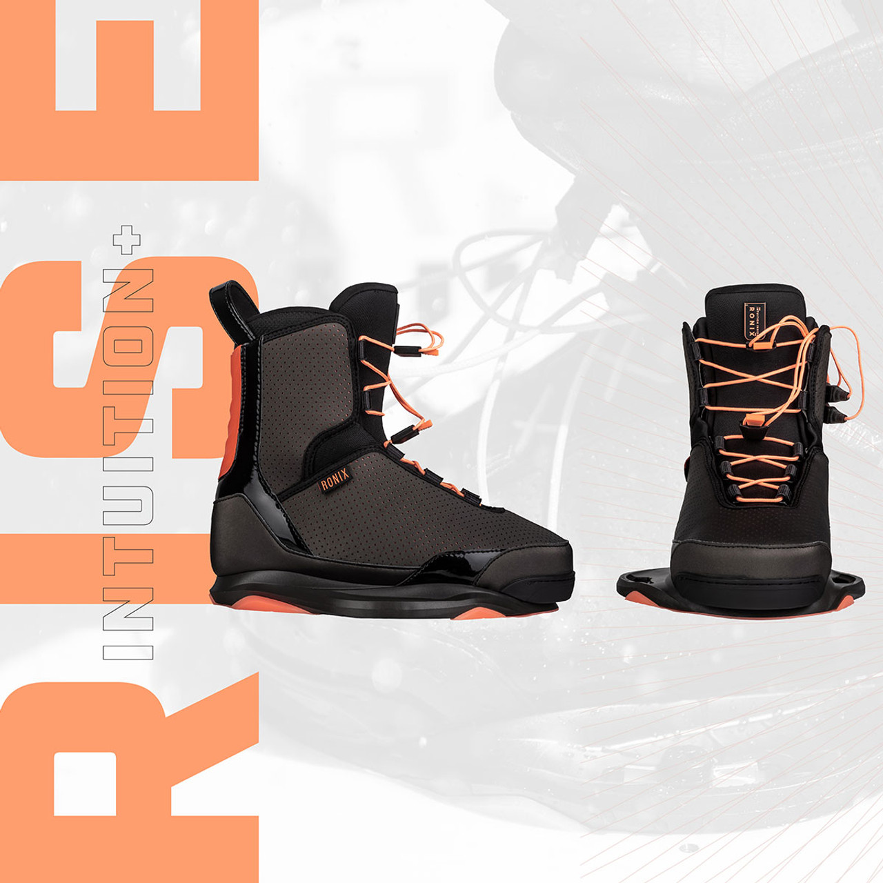 Ronix Rise Wakeboard, 132 Cm W Rise Boots, 6-7 ウェイクボード