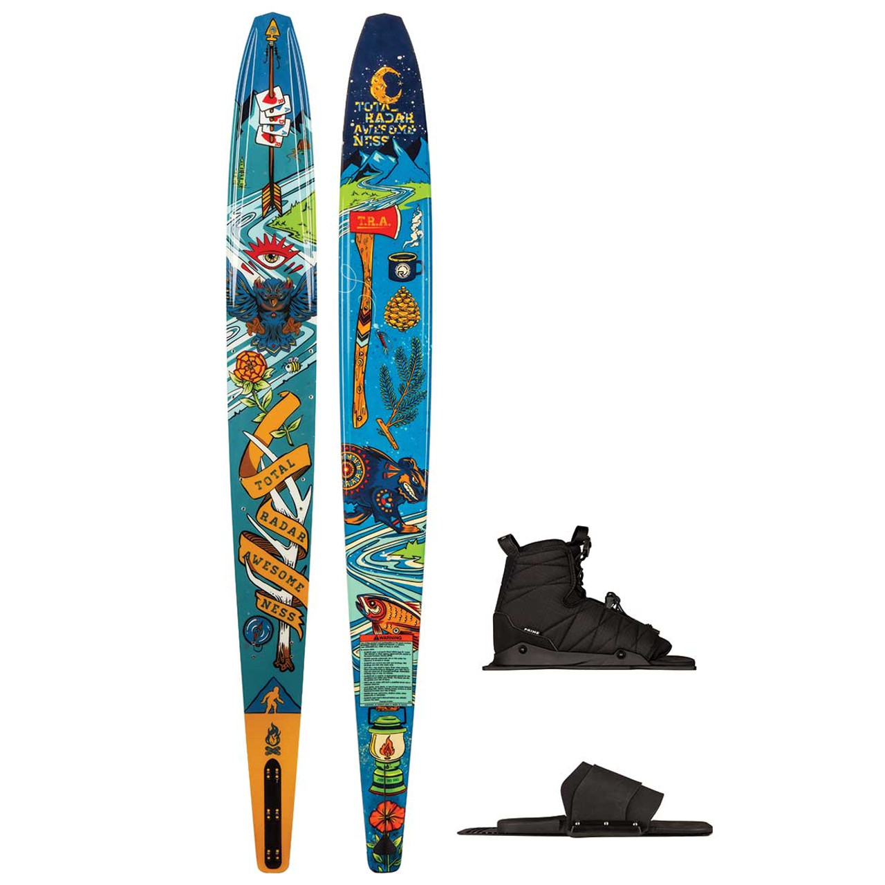 Radar T.R.A. Boy's Ski Package w/ Prime Bindings