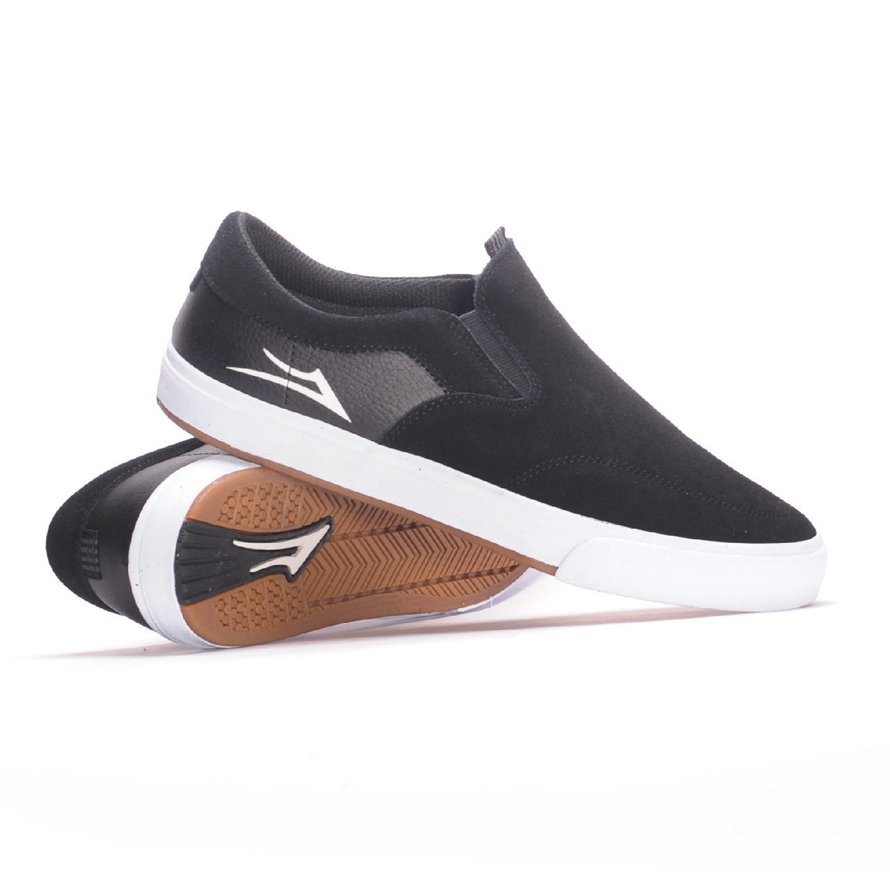 Lakai Owen VLK (Black Suede) Men's Skate Shoes