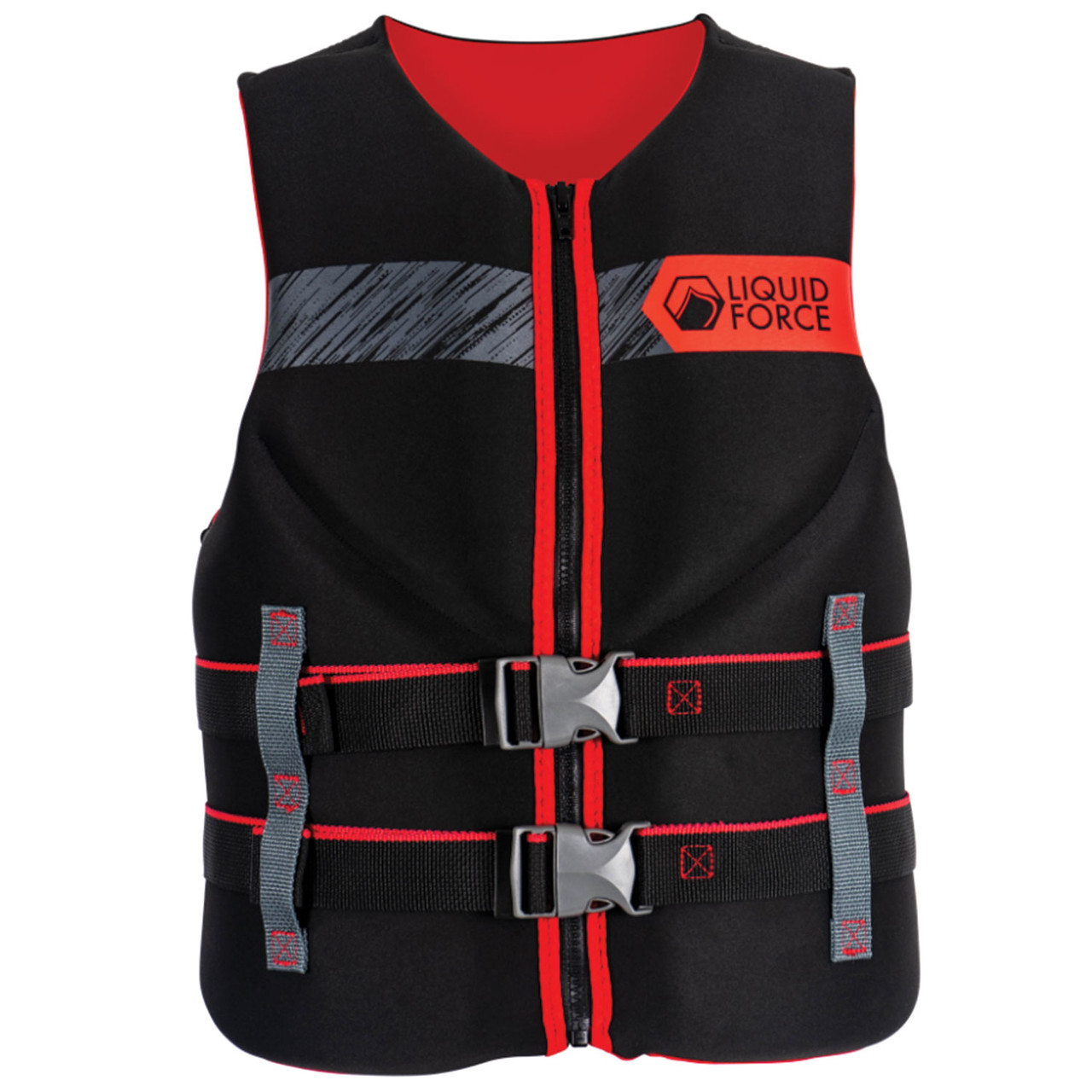 Liquid Force Hinge Classic (Black/Red) CGA Life Jacket 2024