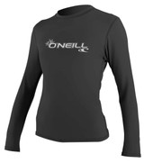 O'Neill Women's Basic Skins L/S Sun Shirt - BLACK