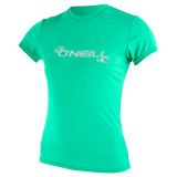 O'Neill Womens Basic Skins S/S Sun Shirt - Seaglass