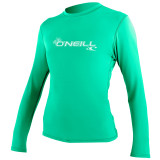 O'Neill Womens Basic Skins L/S Sun Shirt - Seaglass