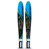 O'Brien Vortex Combo Water Skis 65.5" Blue w/ X-7 & RT
