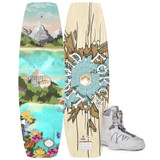 Liquid Force Holiday Women's Cable Wakeboard Package w/ Vida 6X Bindings