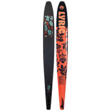 Radar Lyric Graphite Women's Waterski [Carbon/Matte Black/Pressed Petal]