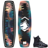 Liquid Force Press Wakeboard Package w/ Tao 6X Bindings [Black]