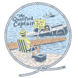 The Qualified Captain Back In T-Shirt [White] 2