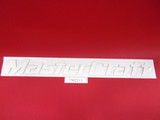 MasterCraft Decal - MC 4" White