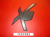 Decal - "X" Series Satin Black 2016