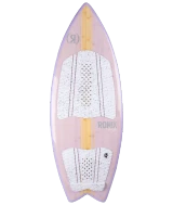 Ronix Fish Koal Classic Women's Wakesurf Board [Glossy Lilac Bamboo] 2