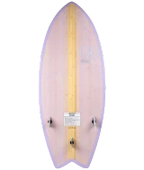 Ronix Fish Koal Classic Women's Wakesurf Board [Glossy Lilac Bamboo] 3