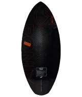 Ronix Carbon Air Core 4 Skim Wakesurf Board [ Metallic Black/Red] 2