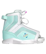 Ronix August Stage 1 Girl's Wakeboard Bindings [White/Mint]