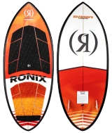 Ronix South Shore Skim Wakesurf Board w/ Straps [Lava Swirl]