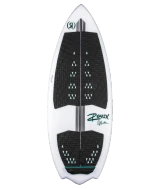 Ronix Atlantik Flyweight Wakesurf Board [White/Black Swell] 2