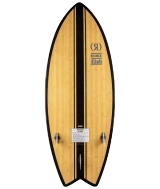 Ronix Fish Koal Classic Wakesurf Board [Glossy Bamboo/Black] 3