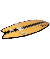 Ronix Fish Koal Classic Wakesurf Board [Glossy Bamboo/Black] 5
