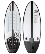 Ronix Wave King XL Flyweight Skim Wakesurf Board 5'4 [Arctic White/Black]