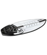 Ronix Wave King XL Flyweight Skim Wakesurf Board 5'4 [Arctic White/Black] 4