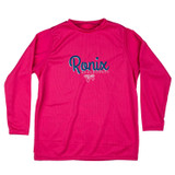 Ronix UV Shade/Wick Dry Girl's Long Sleeve T-Shirt (Pink/White)