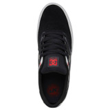 DC Kalis Vulc (Black/Athletic Red/Black) Men's Skate Shoes