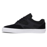 DC Kalis Vulc S (Black/Black/White) Men's Skate Shoes