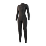 Mystic Star (Black) Women's Fullsuit 3/2 mm w/ Back Zipper 2022