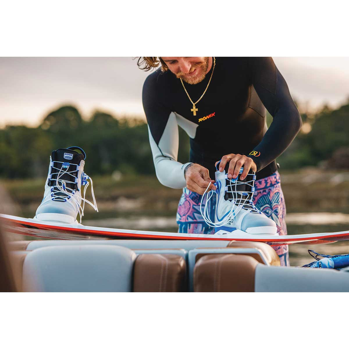 Ronix RXT Intuition Wakeboard Bindings 2026 [Translucent