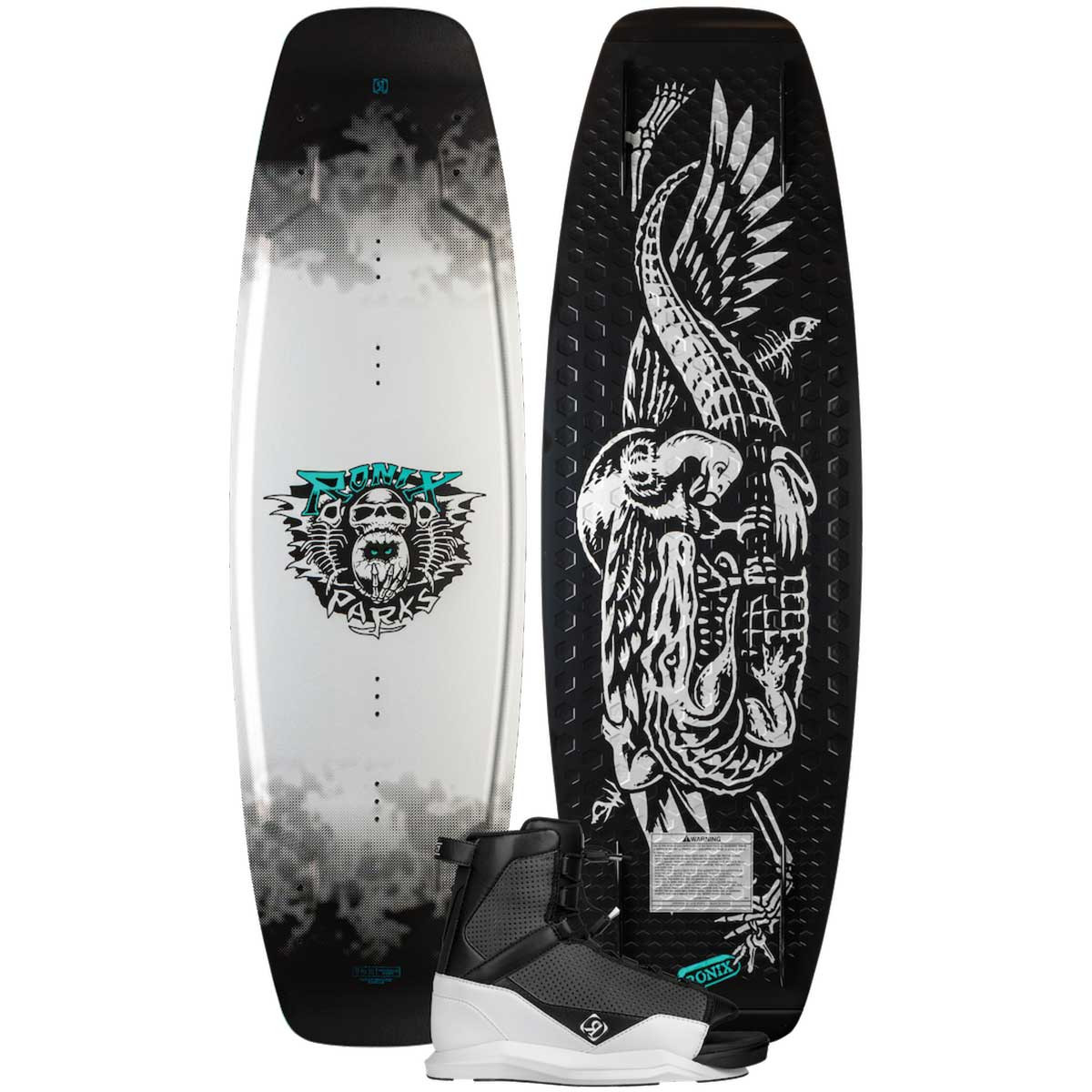 Ronix Parks Wakeboard Package w/ District Bindings