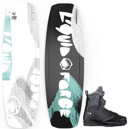 Liquid Force FLX Cable Wakeboard with TAO 6X Black Bindings