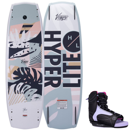 Hyperlite Venice Women's Wakeboard Package w/ Jinx Bindings