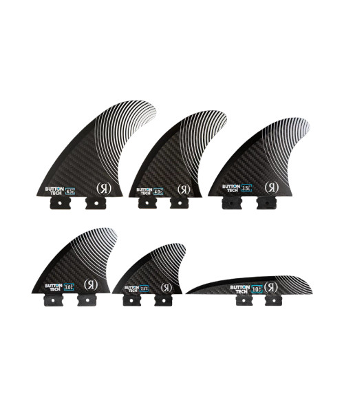 Ronix Floating Button Blueprint Surf Fin [Carbon]
