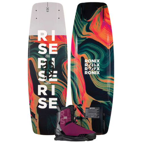 Ronix Rise Women's Wakeboard Package w/ Rise Bindings 2026 Ronix Rise Women's Wakeboard Package w/ Rise Bindings 2026