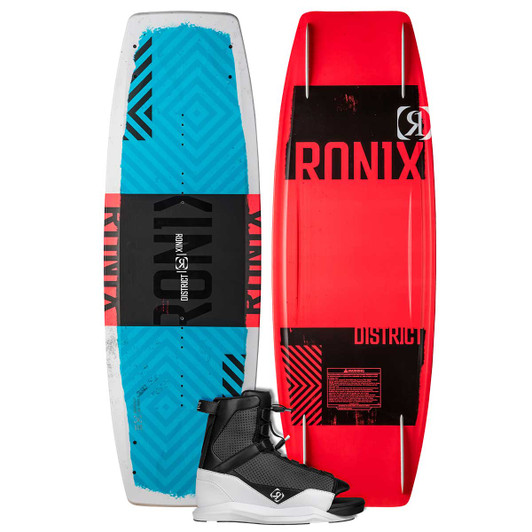 Ronix District Wakeboard With Divide Bindings Package Beginner