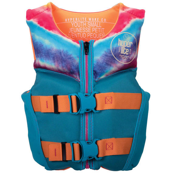 Hyperlite Girl's Youth Small Indy Life Jacket - Front