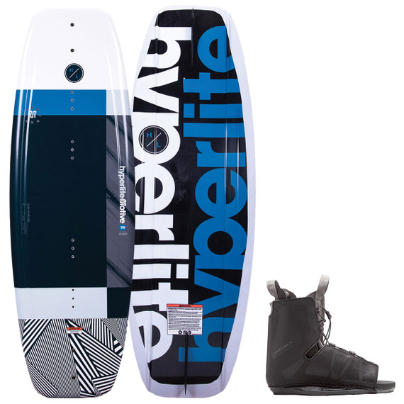 Hyperlite 2023 Motive Wakeboard Package with Frequency Bindings