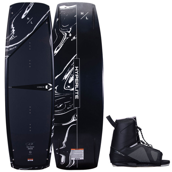 Hyperlite 2023 Cryptic Wakeboard Package with Team OT Bindings