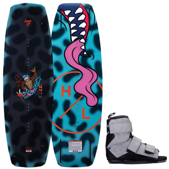 Hyperlite 2023 Murray Jr Wakeboard Package with Formula Bindings