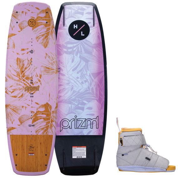 Hyperlite 2023 Prizm 134 Women's Wakeboard Package with Viva Bindings