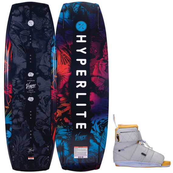 Hyperlite 2023 Venice Women's Wakeboard Package with Viva Bindings