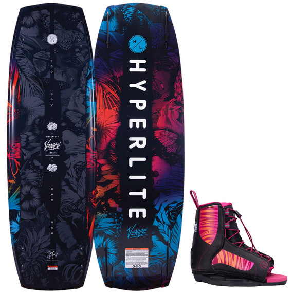 Hyperlite 2023 Venice Women's Wakeboard Package with Jinx Bindings