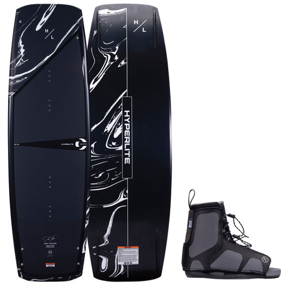 Hyperlite 2023 Cryptic Jr Wakeboard Package with Remix Bindings