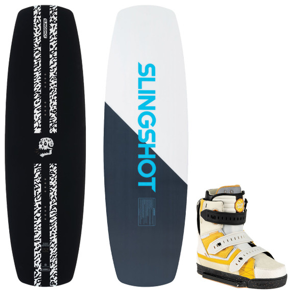 Slingshot Terrain Wakeboard Package w/ Space Mob Bindings 2023