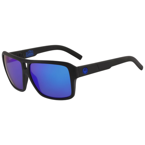 Dragon The Jam H2O Polarized Sunglasses (Matte Black H2O/LL Blue Ion Polar)