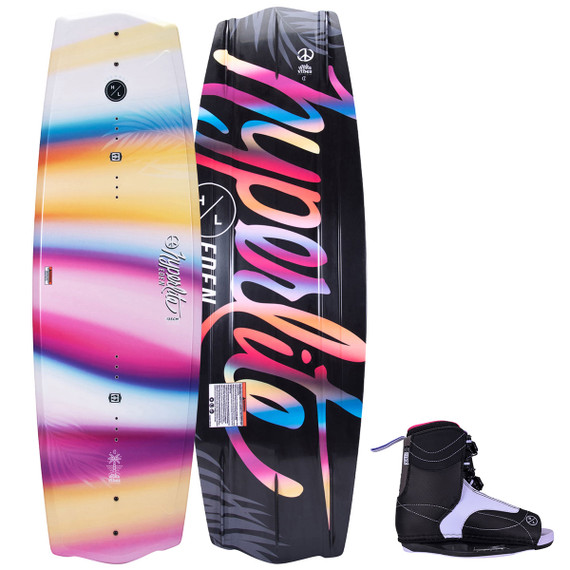 Hyperlite Eden Women's Wakeboard Package w/ Jinx Bindings 2024