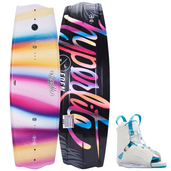 Hyperlite Eden Women's Wakeboard Package w/ Allure Bindings 2024