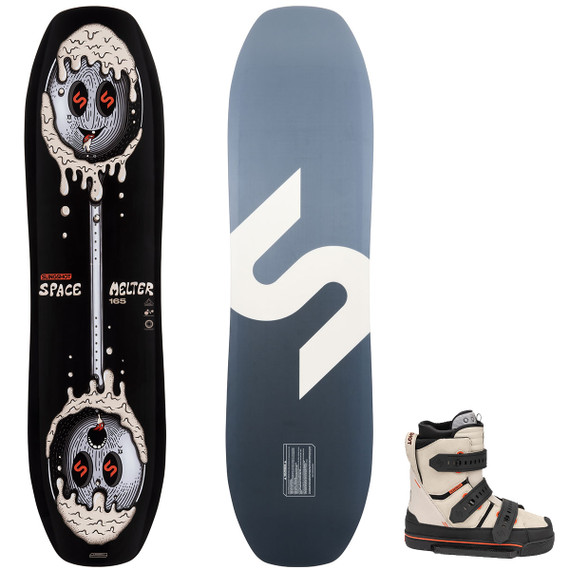 Slingshot Space Melter Wakeboard Package w/ Space Mob Bindings 2024