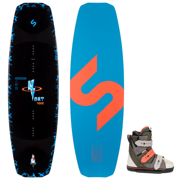 Slingshot Volt Wakeboard Package w/ ZuuPack Bindings 2024