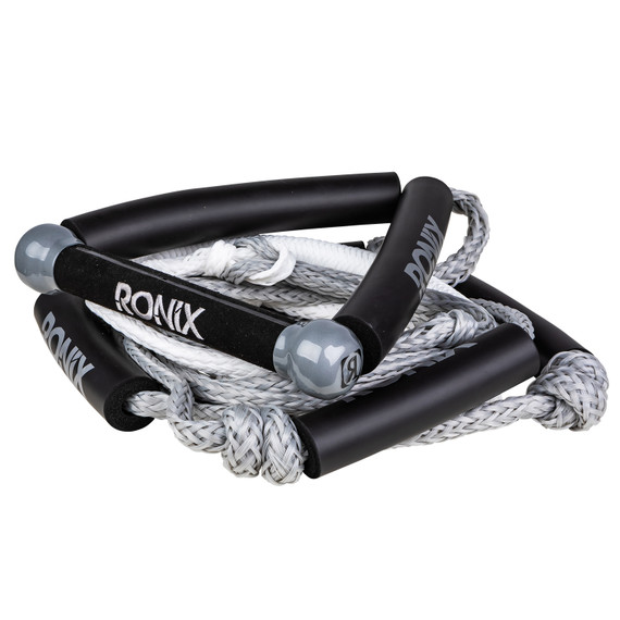 Ronix Bungee Wakesurf Rope w/ 10" Handle (Silver/White)